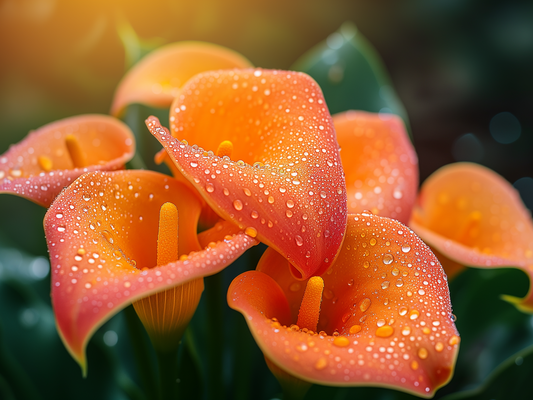 Orange Call A Lilies Diamond Art Kit
