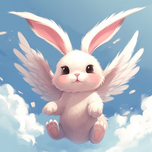 Cute Angelbunny Diamond Art Kit