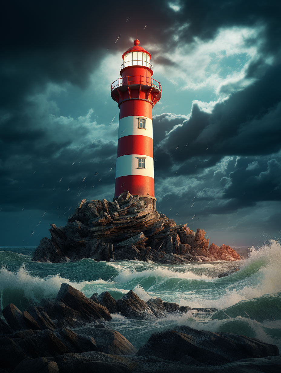 Stormy Skylight House Diamond Art Kit