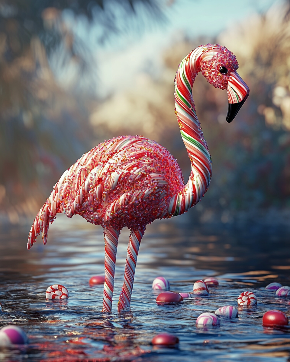 Candy Flamingo Diamond Art Kit