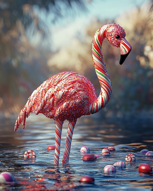 Candy Flamingo Diamond Art Kit