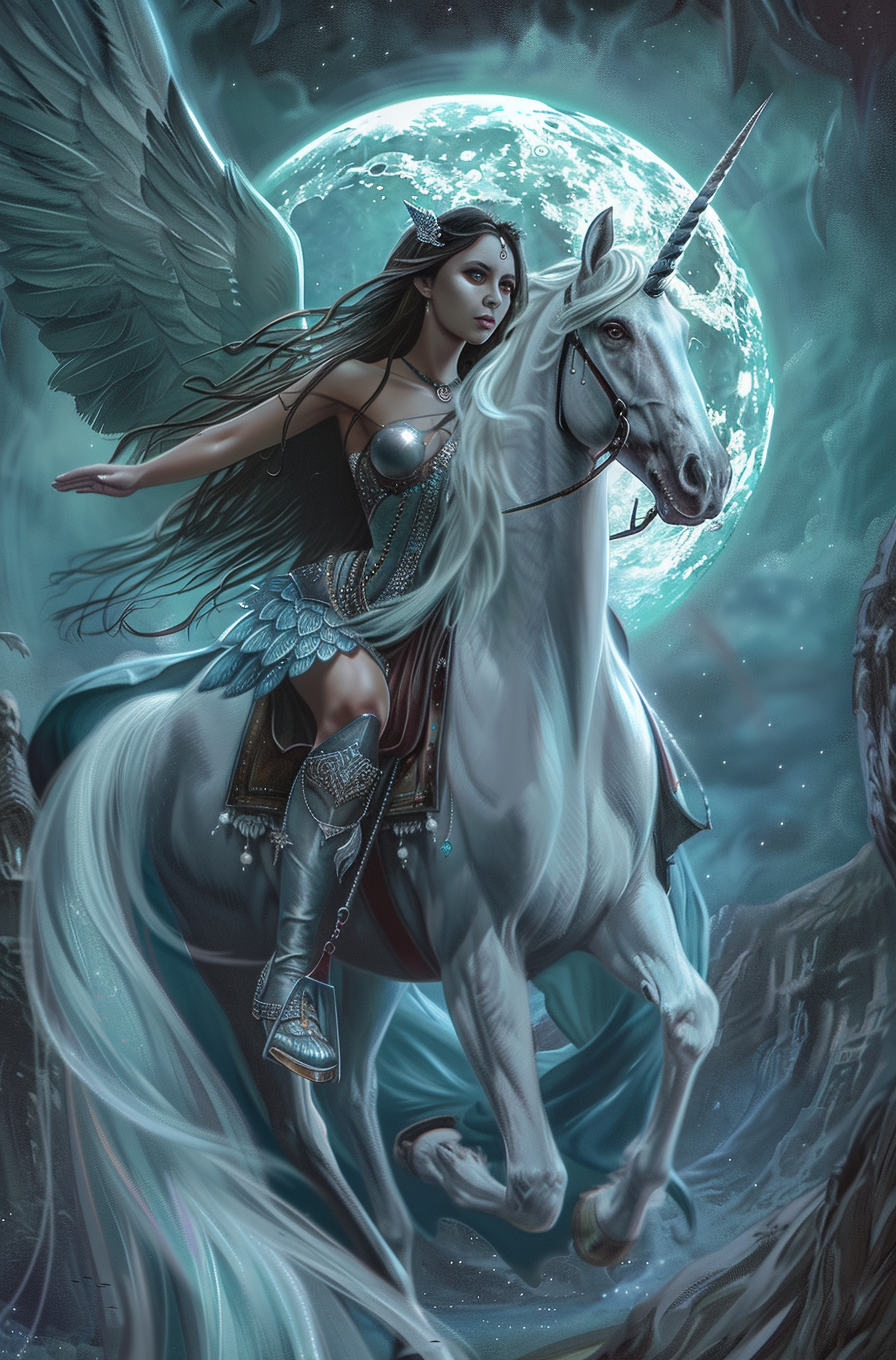 Warrior Angel Unicorn Diamond Art Kit