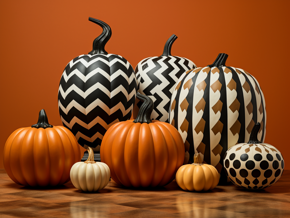 Abstract Pumpkin Collection Diamond Art Kit