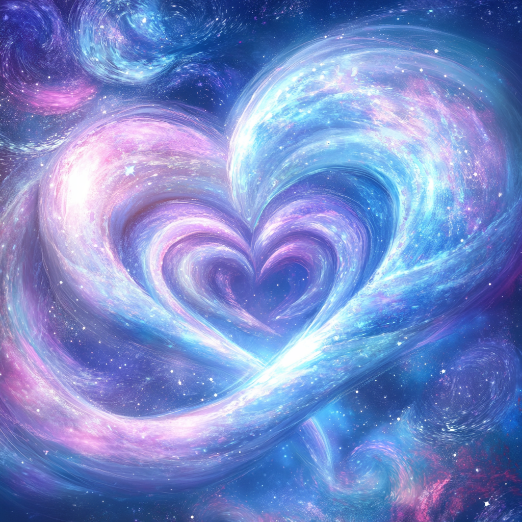Heavenly Heart Swirls Diamond Art Kit