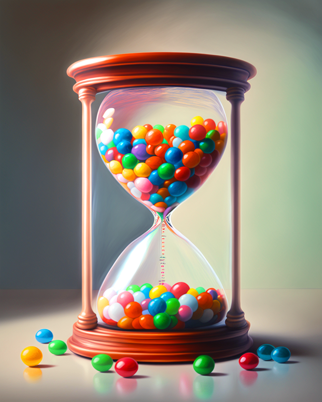 Gumball Hourglass Diamond Art Kit