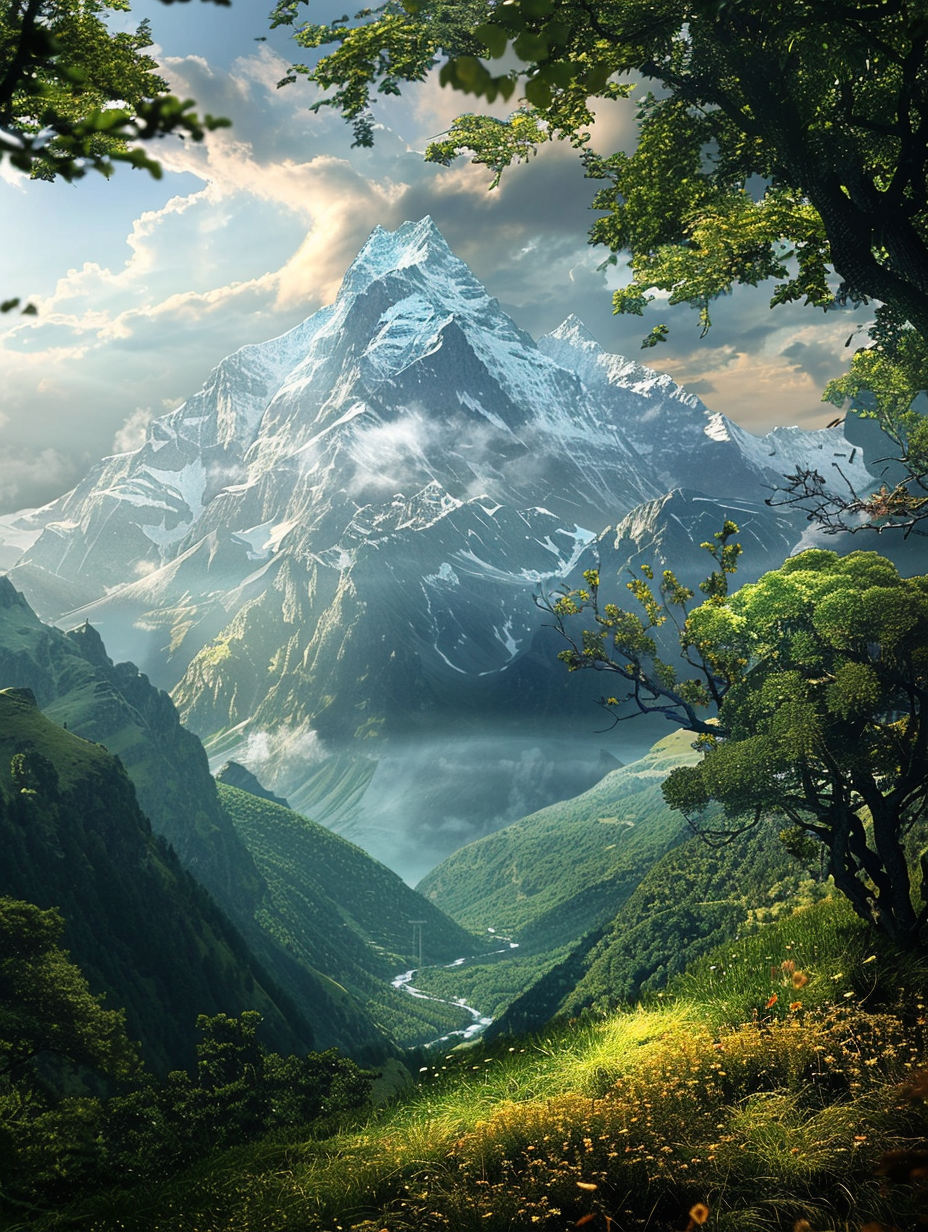 Stunning Mountain Diamond Art Kit