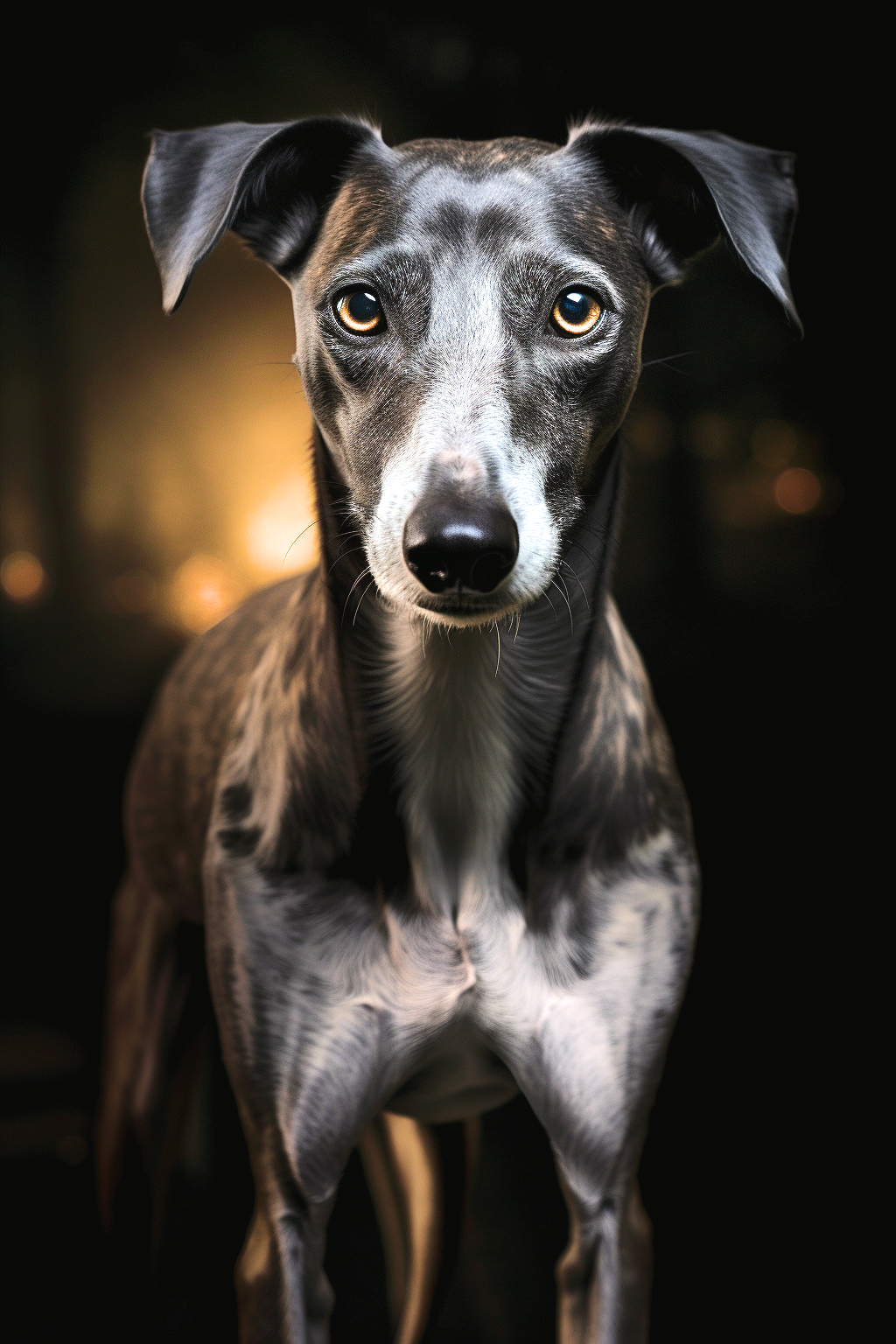 Dark Greyhound Diamond Art Kit