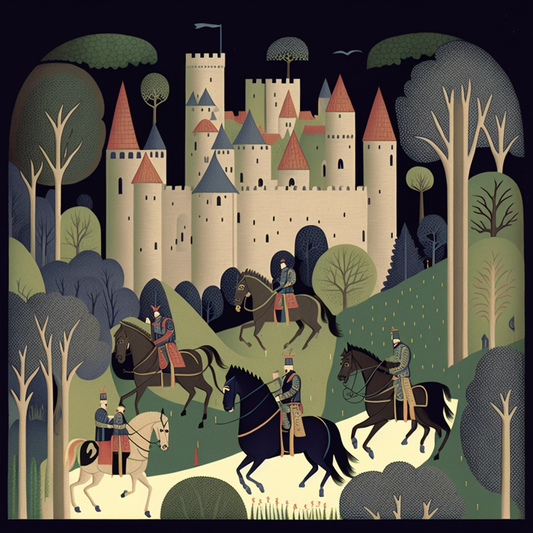 Abstract Medi Eva Castle Diamond Art Kit