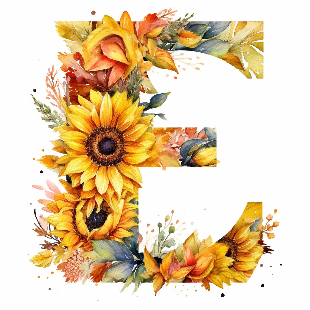 Sunflower Lettere Diamond Art Kit