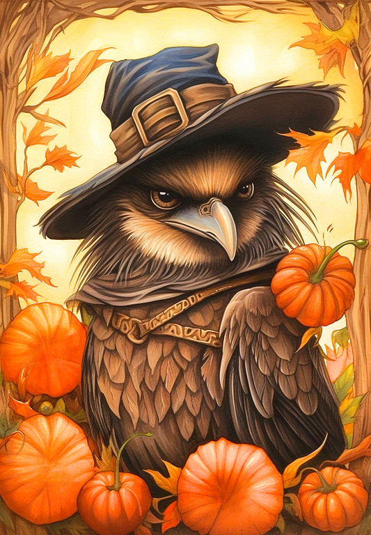 Bird In A Hat Diamond Art Kit