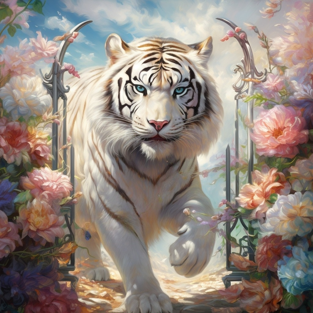 Whitetiger Garden Gate Diamond Art Kit