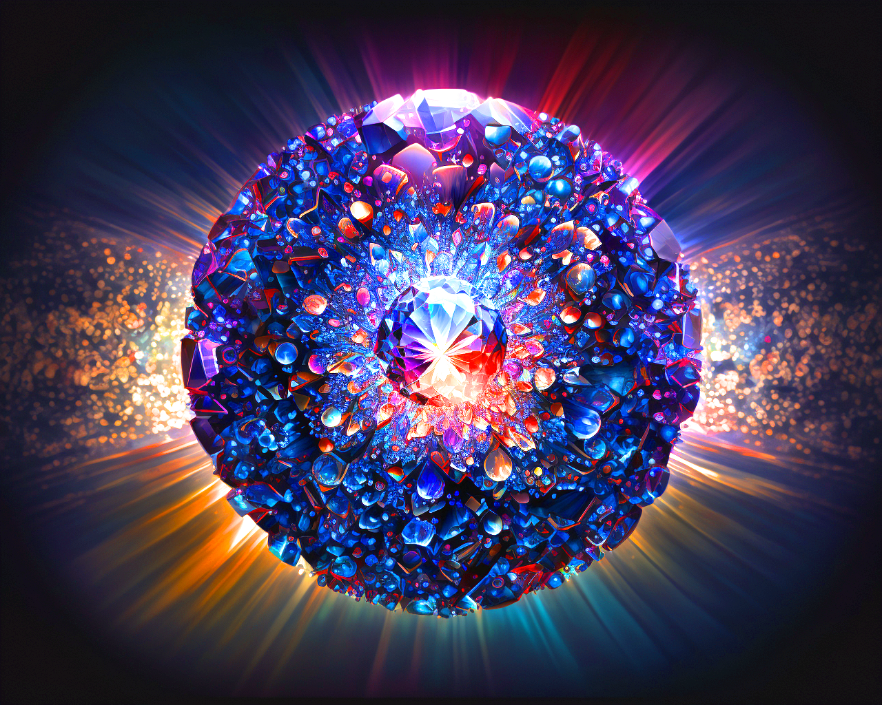 Sapphire Ball Diamond Art Kit