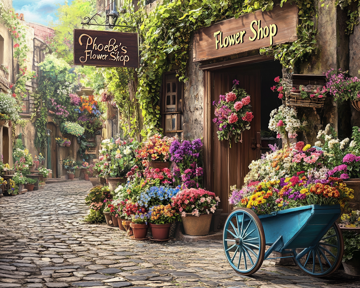 Phoebe S Flower Shop Diamond Art Kit