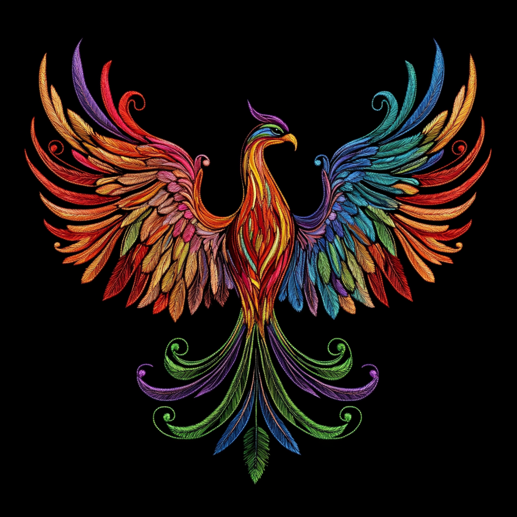 Rainbow Phone Nix Wings Diamond Art Kit