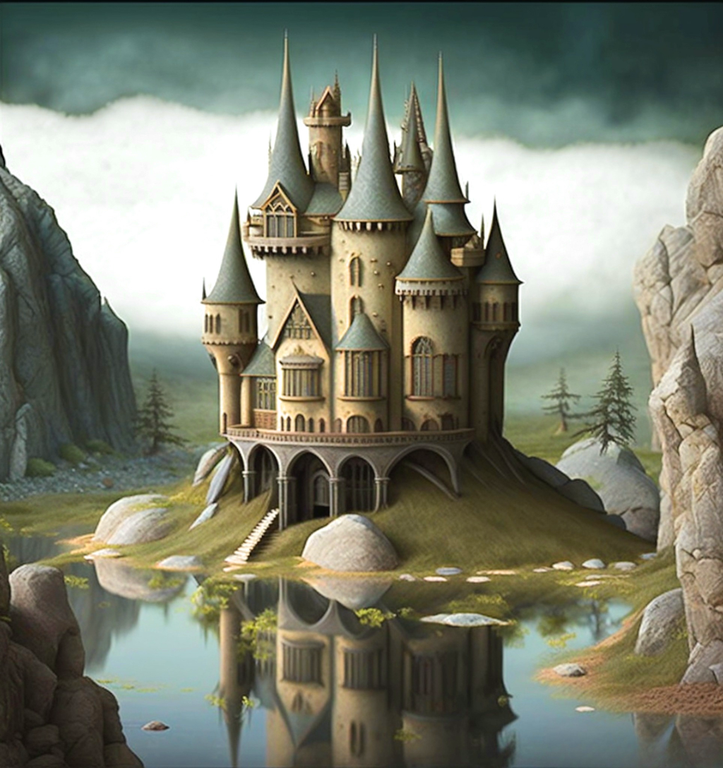 Rocky Mountain Castle Diamond Art Kit