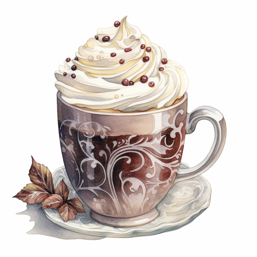 Watercolor Hot Chocolate Diamond Art Kit