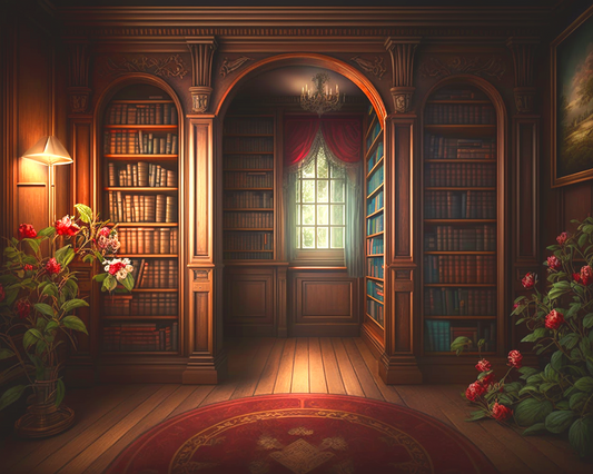 Window To The Library Diamond Art Kit