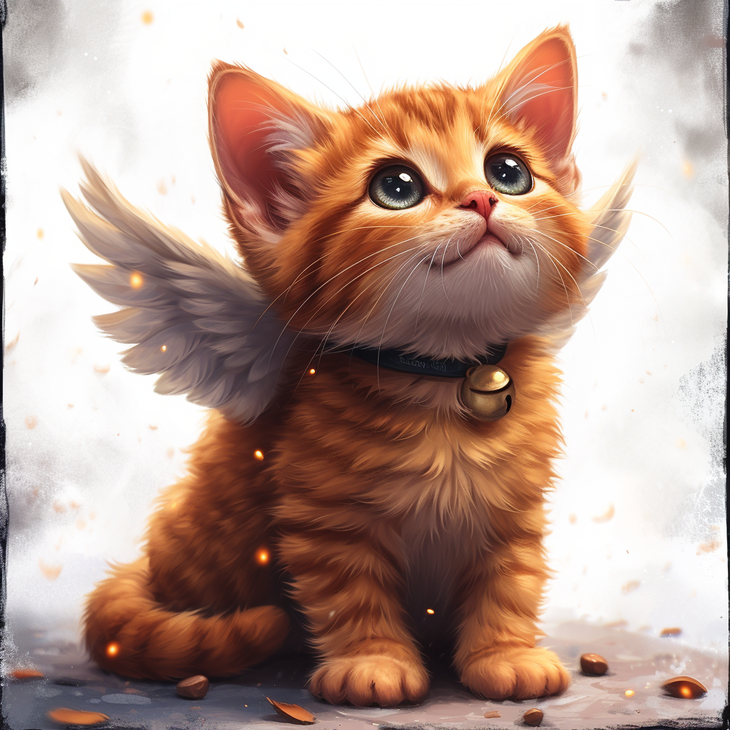 Little Angelwings Kitten Diamond Art Kit