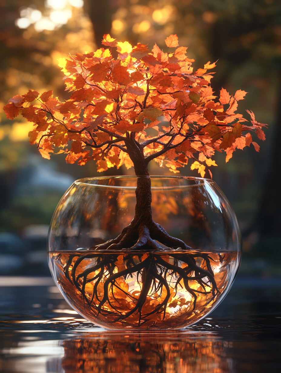 Autumn Tree In A Jar Diamond Art Kit