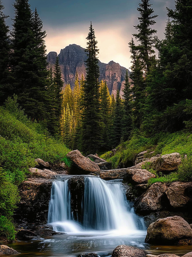 Alpine Waterfall Diamond Art Kit