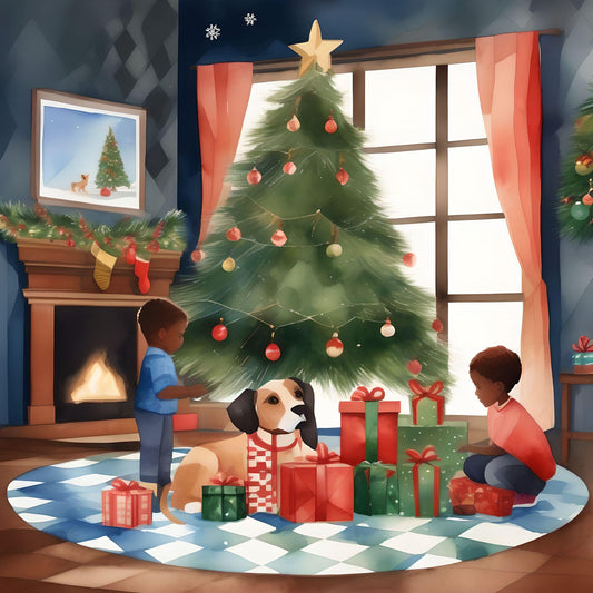 Christmas Morning Watercolor Diamond Art Kit