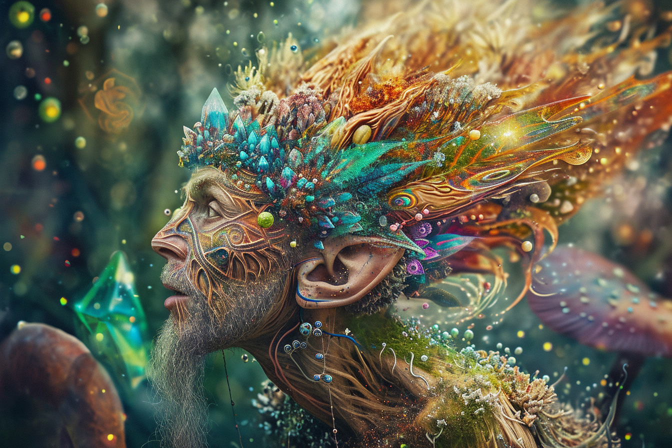 Colorful Tree Elf Diamond Art Kit