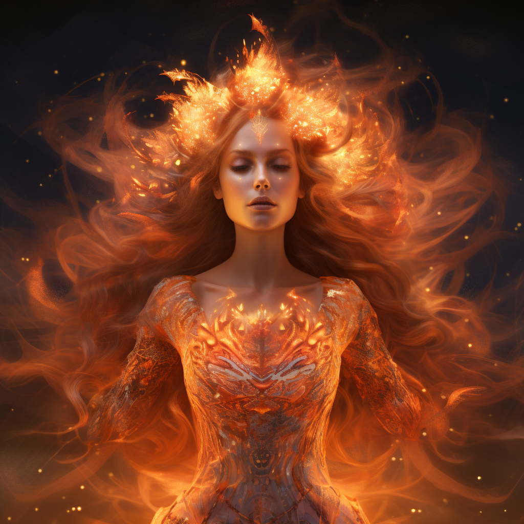 Goddess Of Fire Diamond Art Kit