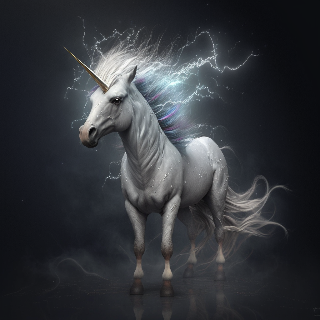 Electric Unicorn Diamond Art Kit