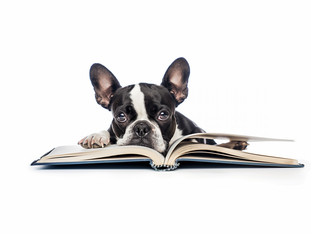 Boston E Terrier Book Diamond Art Kit