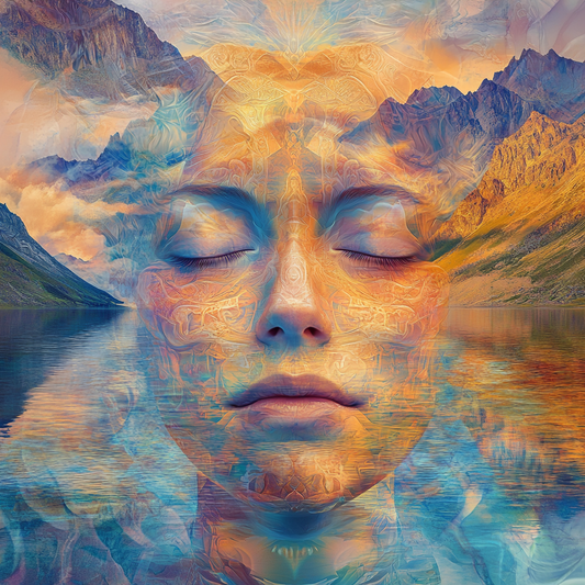Sunset Mountain Face Diamond Art Kit