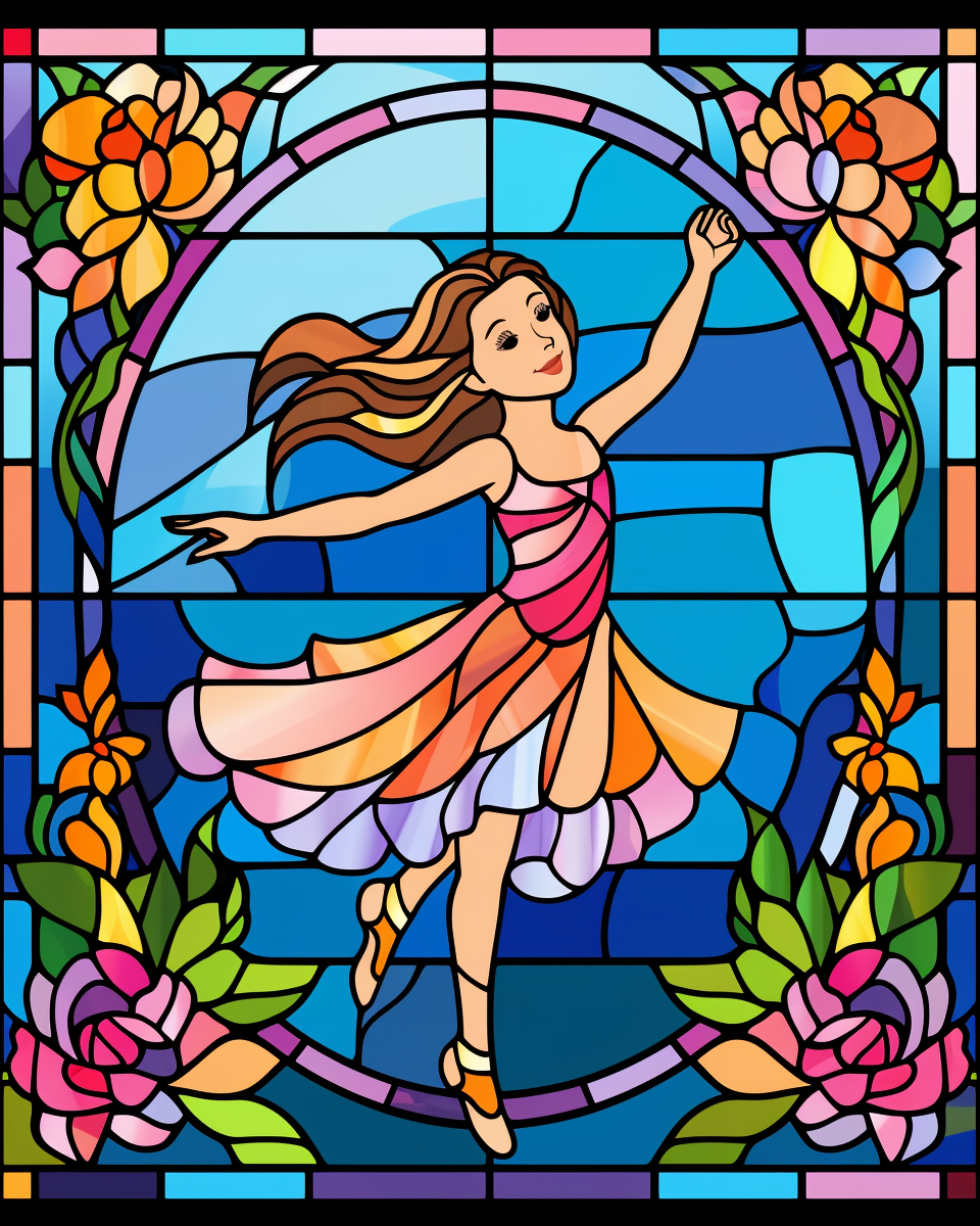 Abstract Young Dancer Diamond Art Kit