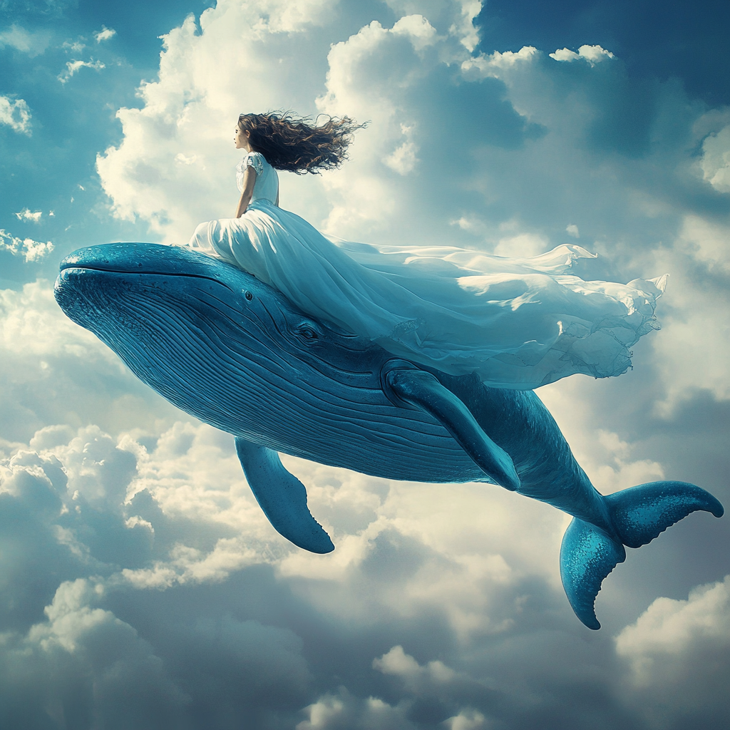 Whale Riding Dreams Diamond Art Kit