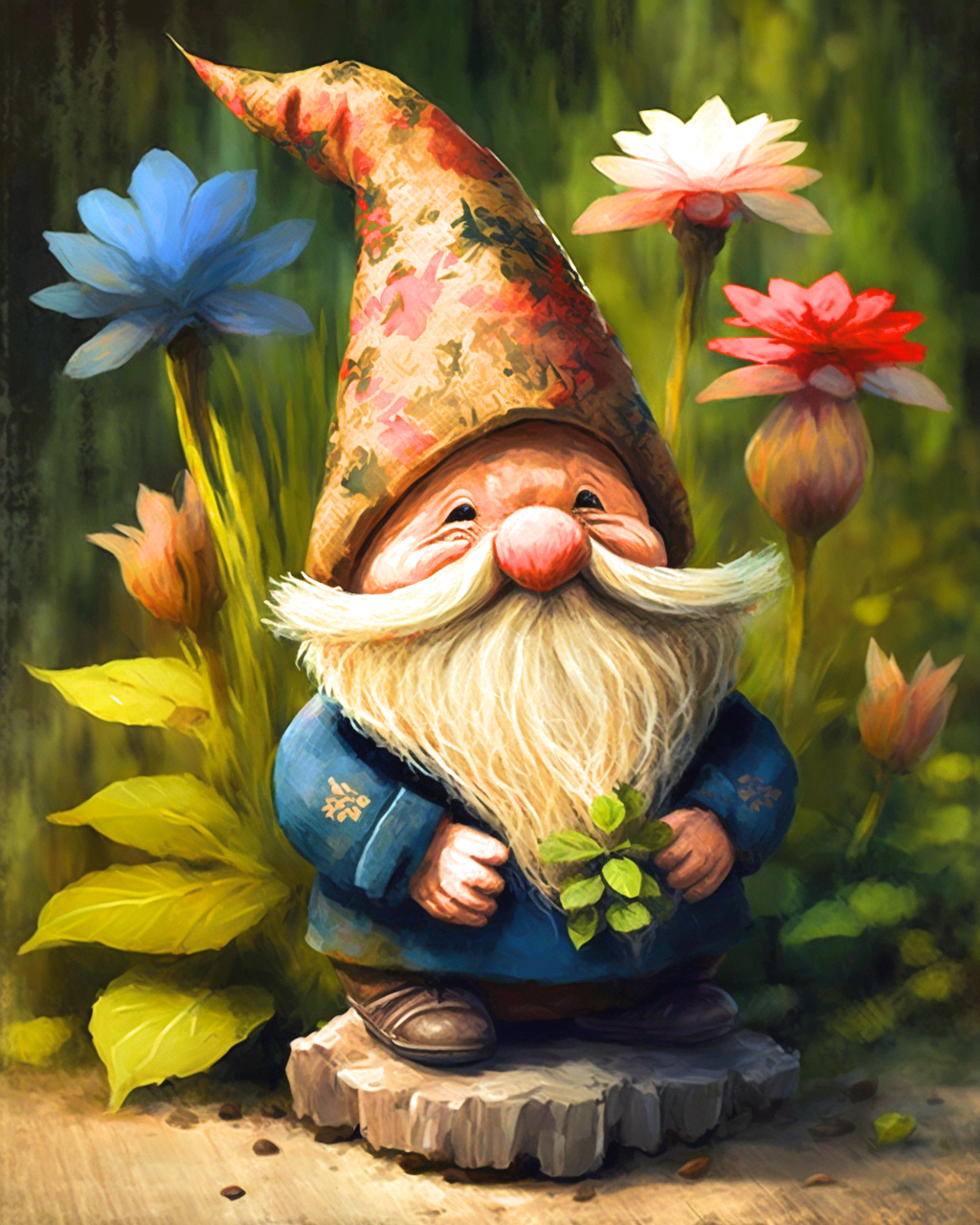 Garden Gnome Diamond Art Kit