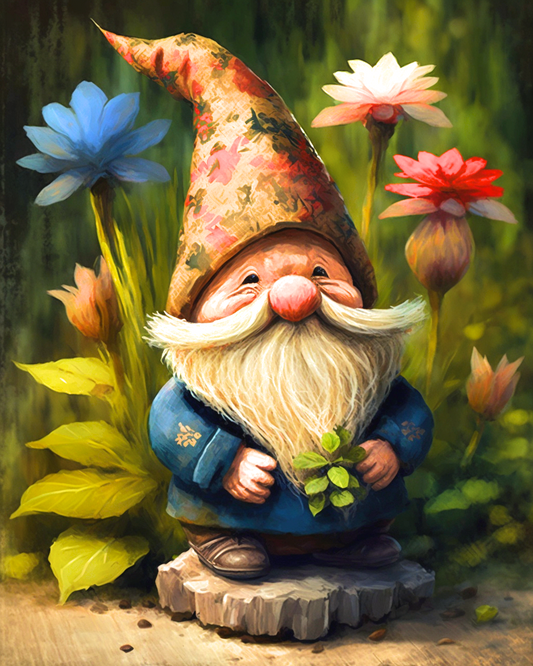 Garden Gnome Diamond Art Kit