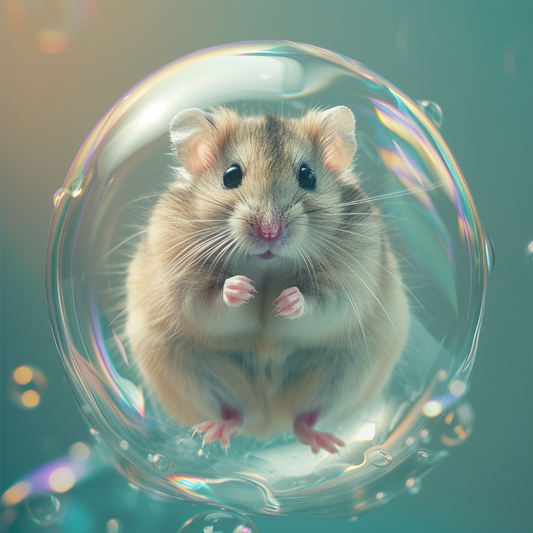 Hamster Bubble Diamond Art Kit