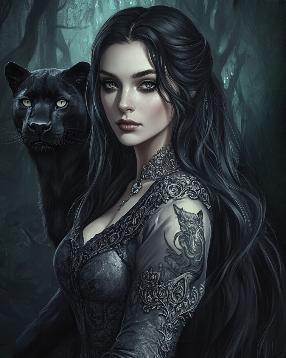 Panther Princess Diamond Art Kit