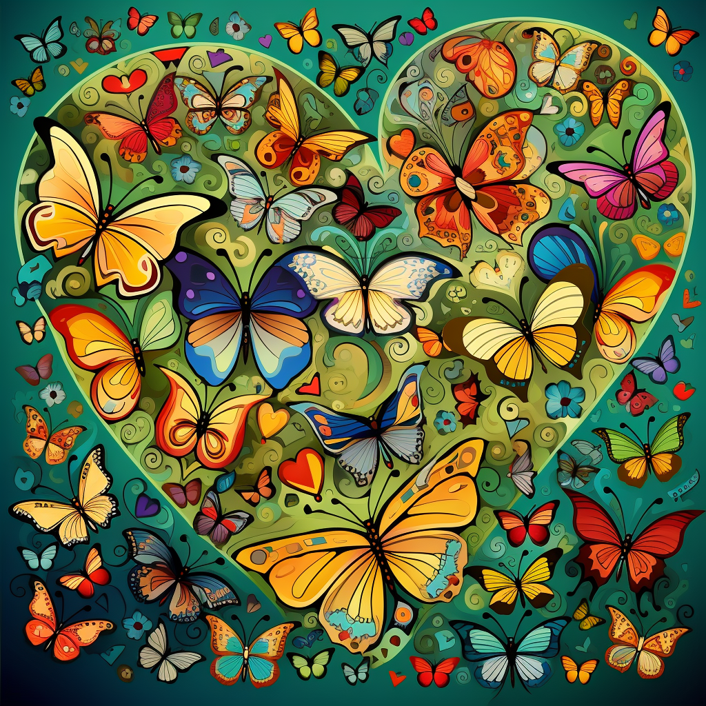 Greenheart Butterflies Diamond Art Kit