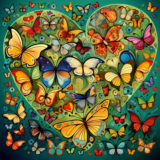 Greenheart Butterflies Diamond Art Kit