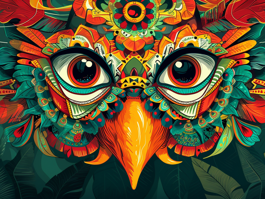 Kathakali Mask Diamond Art Kit