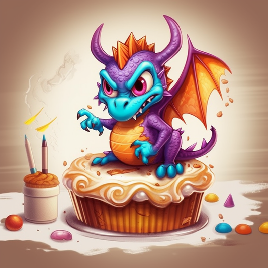 Cupcake Dragon Diamond Art Kit
