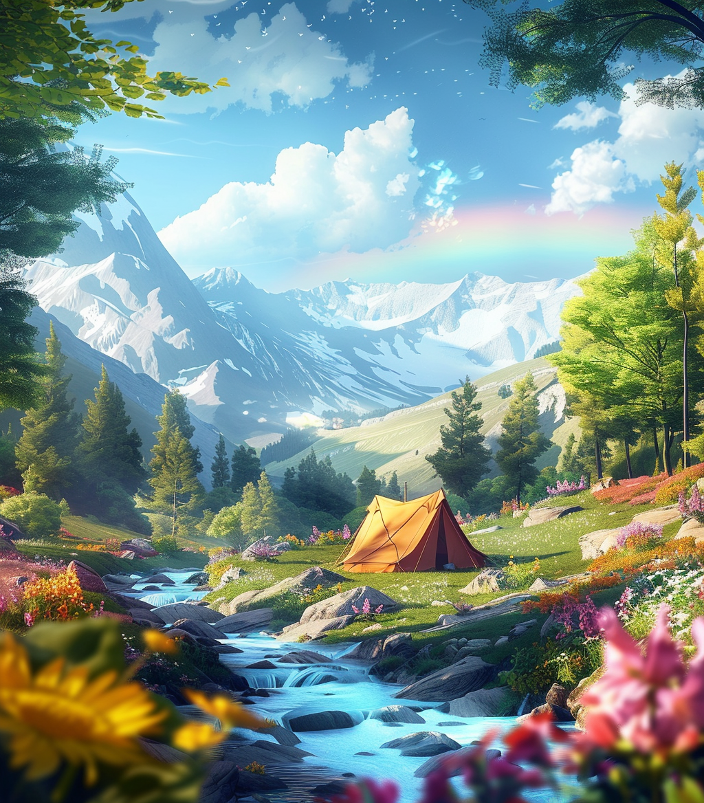 Camping Paradise Diamond Art Kit