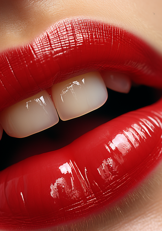 White Teeth Lips Diamond Art Kit
