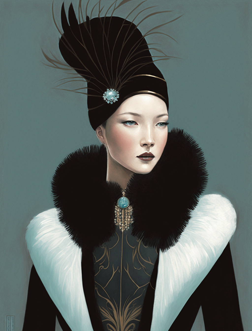 Blackhat Deco Woman Diamond Art Kit