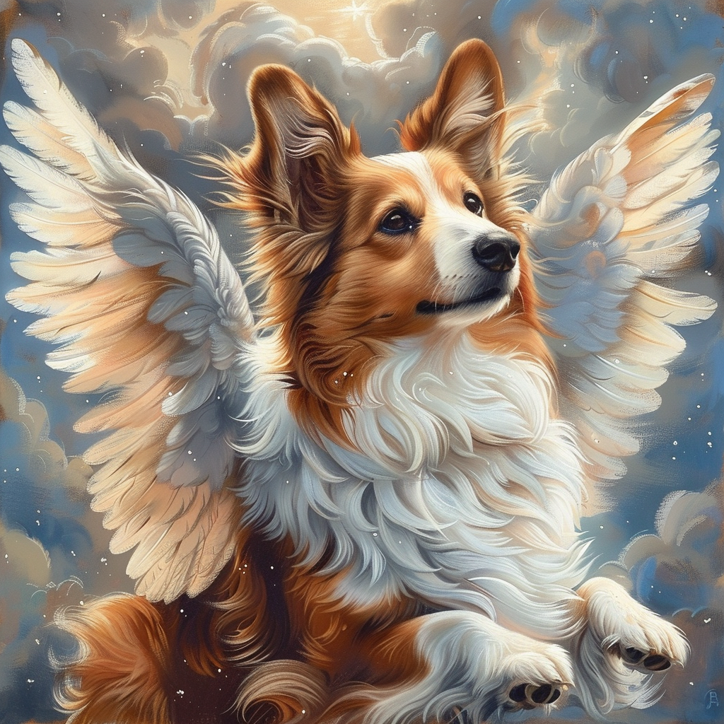 Angel Sheltie Diamond Art Kit