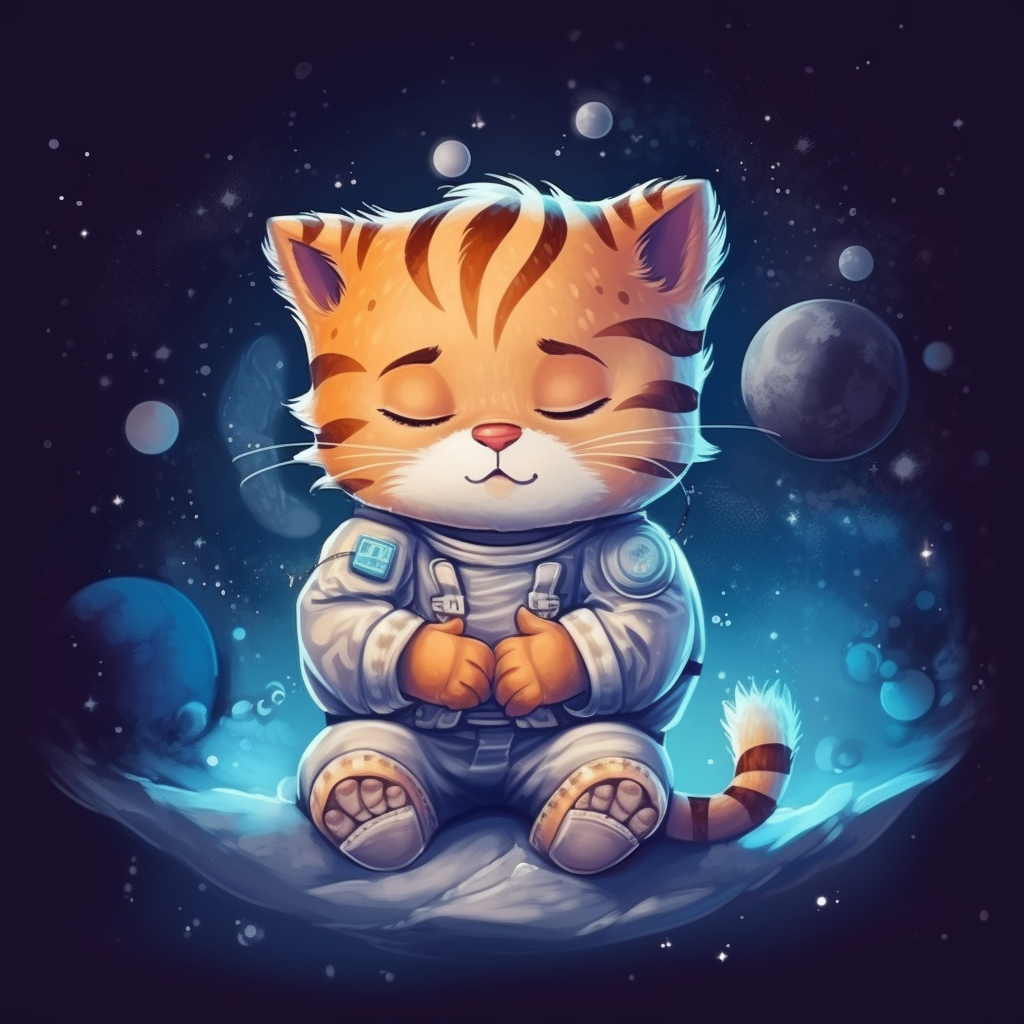Astronaut Cub Diamond Art Kit