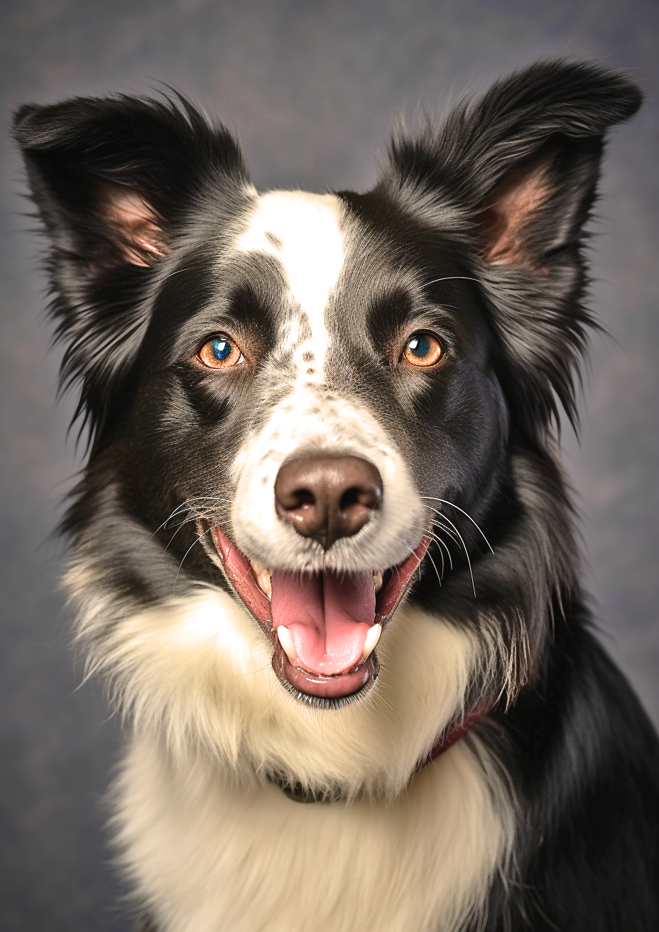 Happy Border Collie Diamond Art Kit