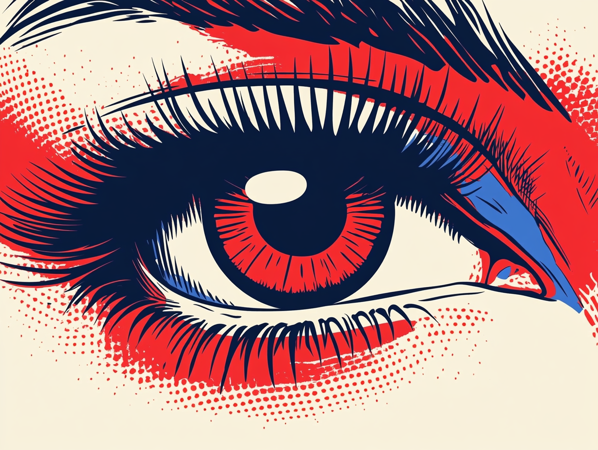 Abstract Redeye Diamond Art Kit