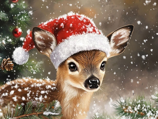 Christmas Fawn Diamond Art Kit
