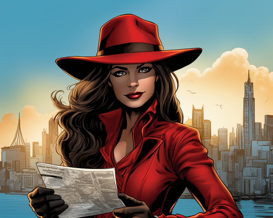 Carmen San Diego Diamond Art Kit