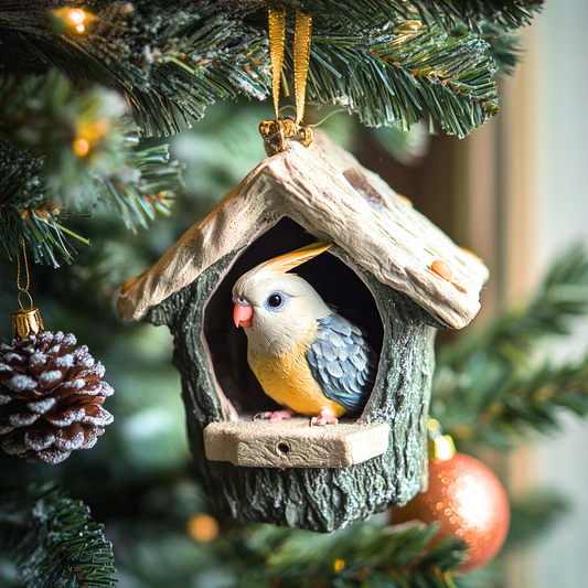 Hanging House Cockatiel Diamond Art Kit